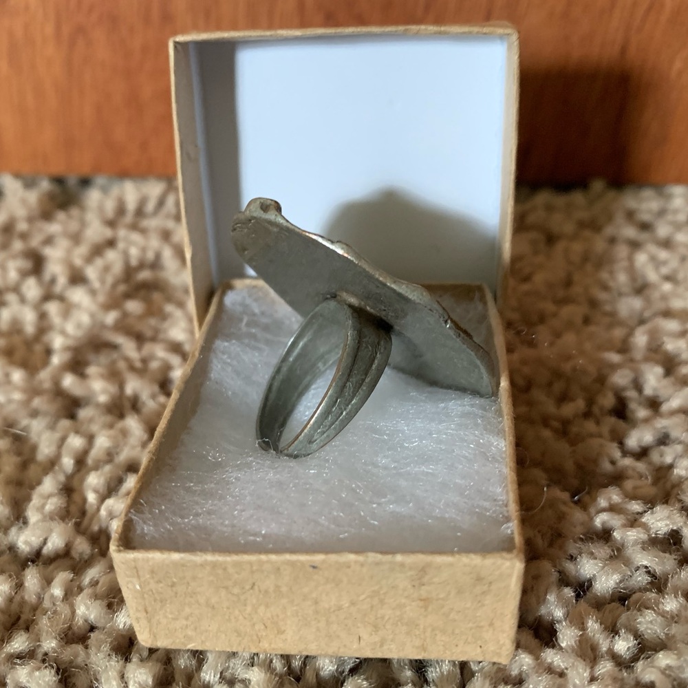 Silver Abstract Ring - Picture 2 of 2